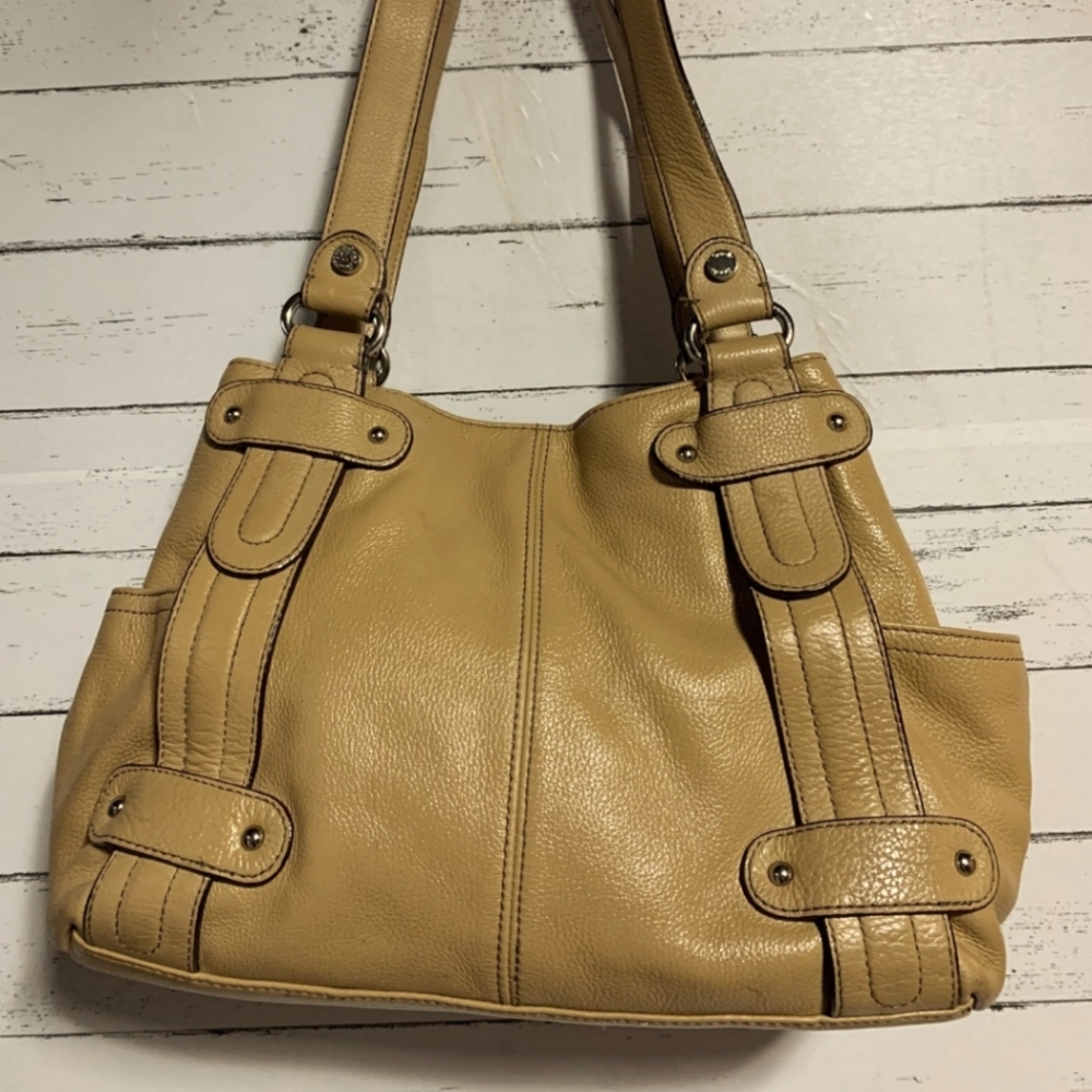 Tan Leather Tote Bag - Picture 2 of 4
